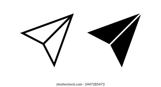 Send icon. flat illustration of vector icon for web