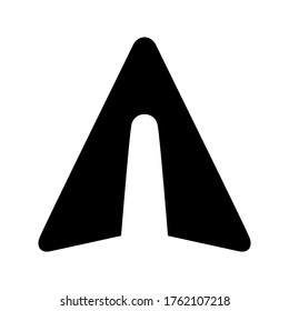 icono de envío o logotipo símbolo de signo aislado ilustración vectorial - iconos vectoriales de estilo negro de alta calidad
