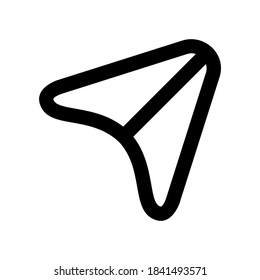 send icon or logo isolated sign symbol vector illustration - high quality black style vector icons
