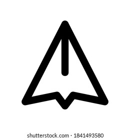 send icon or logo isolated sign symbol vector illustration - high quality black style vector icons
