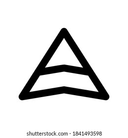 Symbol oder Logo einzeln auf Zeichen senden Vektorgrafik - hochwertige Vektorsymbole in schwarzem Stil
