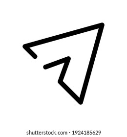 send icon or logo isolated sign symbol vector illustration - high quality black style vector icons
