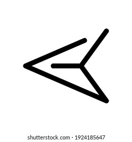 send icon or logo isolated sign symbol vector illustration - high quality black style vector icons
