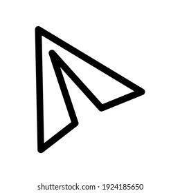 icono de envío o logotipo símbolo de signo aislado ilustración vectorial - iconos vectoriales de estilo negro de alta calidad
