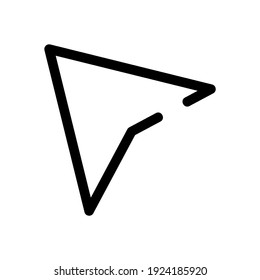 send icon or logo isolated sign symbol vector illustration - high quality black style vector icons
