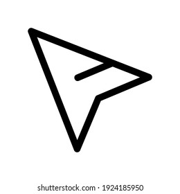 send icon or logo isolated sign symbol vector illustration - high quality black style vector icons
