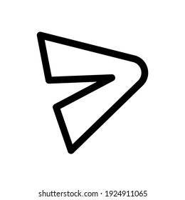 send icon or logo isolated sign symbol vector illustration - high quality black style vector icons

