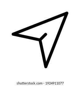 send icon or logo isolated sign symbol vector illustration - high quality black style vector icons
