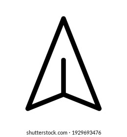icono de envío o logotipo símbolo de signo aislado ilustración vectorial - iconos vectoriales de estilo negro de alta calidad
