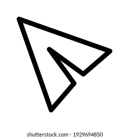 send icon or logo isolated sign symbol vector illustration - high quality black style vector icons
