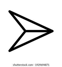 send icon or logo isolated sign symbol vector illustration - high quality black style vector icons
