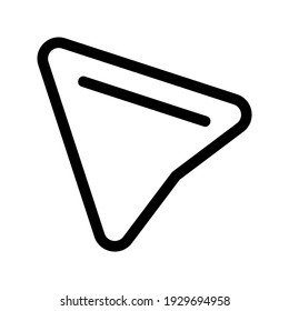 icono de envío o logotipo símbolo de signo aislado ilustración vectorial - iconos vectoriales de estilo negro de alta calidad
