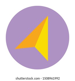 send icon - From Map, Navigation, and Location Icons set