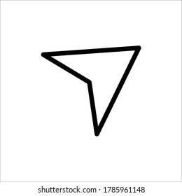 Send  Icon. Send Massage Icon. Application Element, Website Element, E - Mail, Social Media Icon, UI Symbol - Vector.