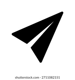 Send icon on white background