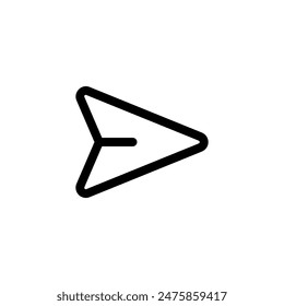 Send icon. Sent icon. Arrow icon. 