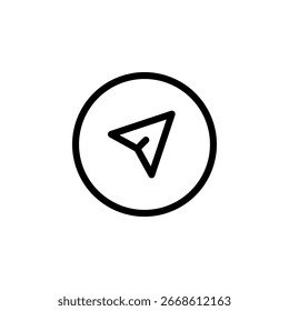 Send icon. Sent arrow icon.