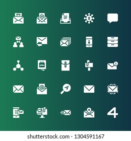send icon set. Collection of 25 filled send icons included shared, Mail, Email, Mail box, Envelope, Message, Mailbox, Invitation, Share, Inboxes, Contact, Sharing, Inbox
