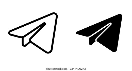 Send icon. sign for mobile concept and web design. vector illustration