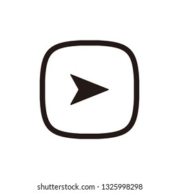 Send icon sign symbol