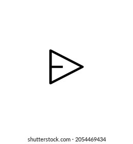 Send icon simple vector perfect illustration