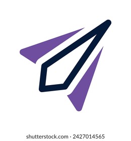 send icon. vector dual tone icon for your website, mobile, presentation, and logo design.