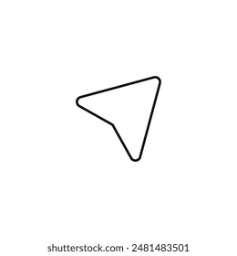 Symbol-Vektorgrafik senden. EPS 10 editierbare Vektorgrafik