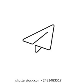 Send icon vector. EPS 10 editable vector