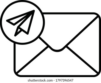 Send icon vector illustration design