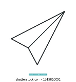 send icon vector illustration logo template for many purpose. Isolated on white background.