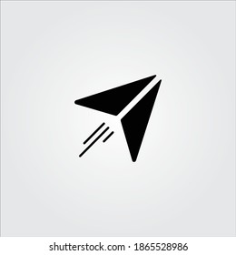 
Send icon vector. Simple send sign