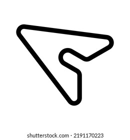 Design-Illustration für Vektorsymbol senden