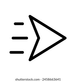 Send Icon Vector Symbol Design Illustration