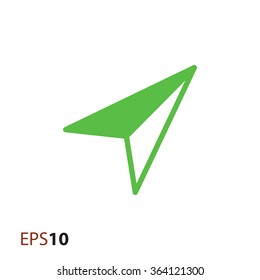 Send icon for web and mobile