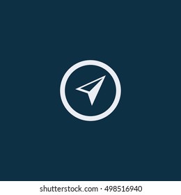 Send icon for web and mobile