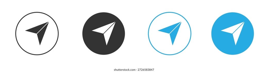 Send icons, for mobile concept and web design. vector illustration. EPS10