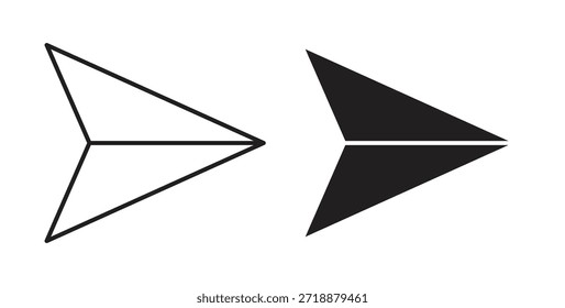 Conjunto de iconos de envío aislado en Ilustración vectorial plana de fondo blanco.