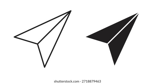 Conjunto de iconos de envío aislado en Ilustración vectorial plana de fondo blanco.