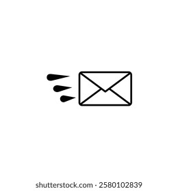 Send letter, Envelope, Email message, vector icon