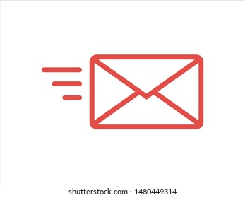 Send letter, Envelope, Message email, Vector icon