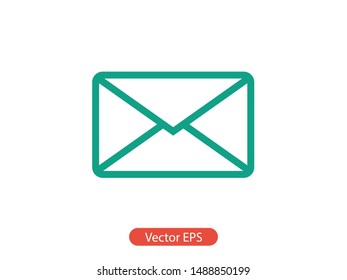 Send letter, Envelope, Message email, Vector icon