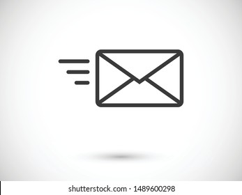 Send Letter, Envelope, Message Email, Vector Icon