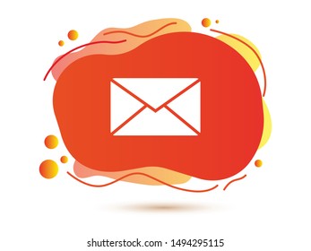 Send letter, Envelope, Message email, Vector icon
