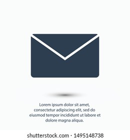 Send letter, Envelope, Message email, Vector icon