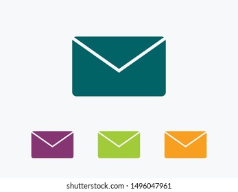 Send letter, Envelope, Message email, Vector icon