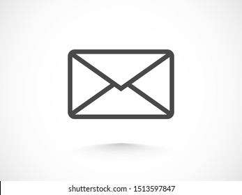 Send letter, Envelope, Message email, Vector icon