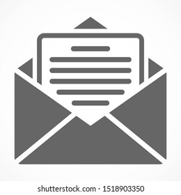 Send letter, Envelope, Message email, Vector icon