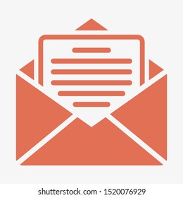 Send letter, Envelope, Message email, Vector icon