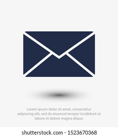 Send letter, Envelope, Message email, Vector icon