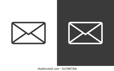 Send letter, Envelope, Message email, Vector icon